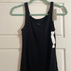Black tank top